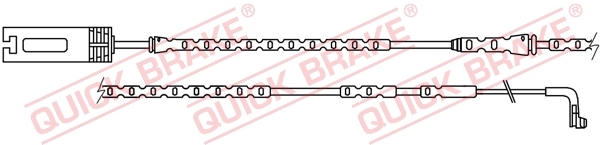 Czujnik zużycia klocka